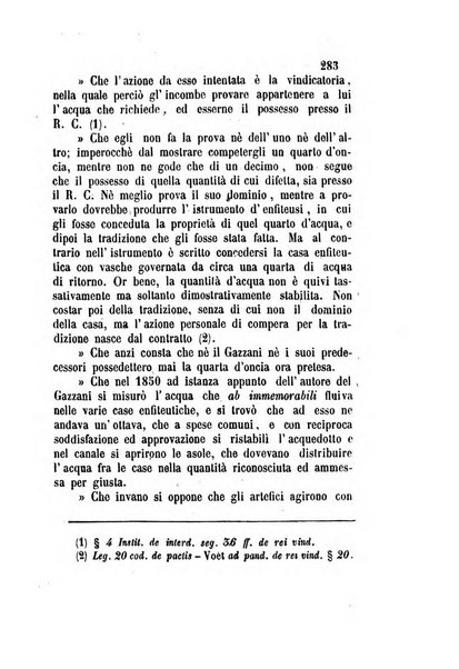 Giornale del Foro in cui si raccolgono le più importanti regiudicate dei supremi tribunali di Roma e dello Stato pontificio in materia civile