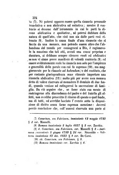 Giornale del Foro in cui si raccolgono le più importanti regiudicate dei supremi tribunali di Roma e dello Stato pontificio in materia civile