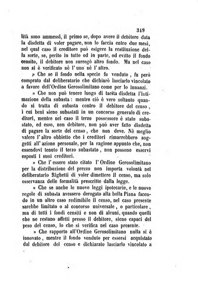 Giornale del Foro in cui si raccolgono le più importanti regiudicate dei supremi tribunali di Roma e dello Stato pontificio in materia civile