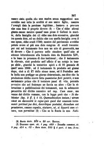 Giornale del Foro in cui si raccolgono le più importanti regiudicate dei supremi tribunali di Roma e dello Stato pontificio in materia civile