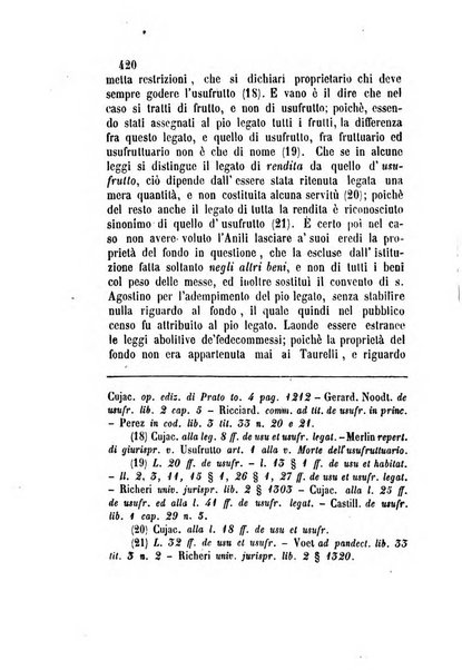 Giornale del Foro in cui si raccolgono le più importanti regiudicate dei supremi tribunali di Roma e dello Stato pontificio in materia civile