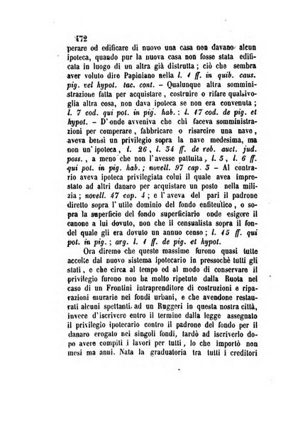 Giornale del Foro in cui si raccolgono le più importanti regiudicate dei supremi tribunali di Roma e dello Stato pontificio in materia civile