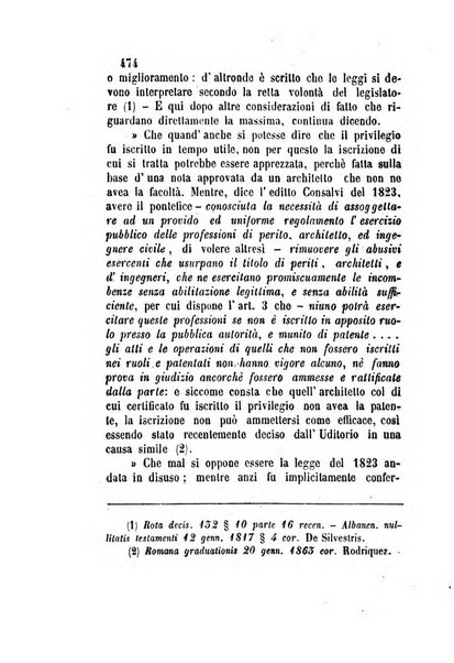 Giornale del Foro in cui si raccolgono le più importanti regiudicate dei supremi tribunali di Roma e dello Stato pontificio in materia civile