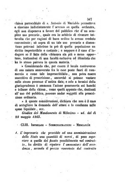 Giornale del Foro in cui si raccolgono le più importanti regiudicate dei supremi tribunali di Roma e dello Stato pontificio in materia civile