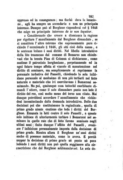 Giornale del Foro in cui si raccolgono le più importanti regiudicate dei supremi tribunali di Roma e dello Stato pontificio in materia civile