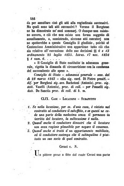 Giornale del Foro in cui si raccolgono le più importanti regiudicate dei supremi tribunali di Roma e dello Stato pontificio in materia civile