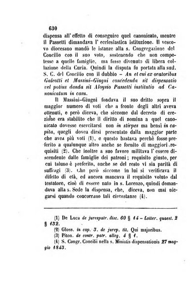 Giornale del Foro in cui si raccolgono le più importanti regiudicate dei supremi tribunali di Roma e dello Stato pontificio in materia civile