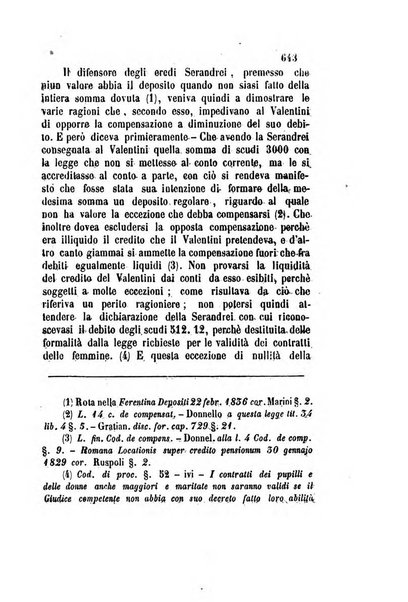 Giornale del Foro in cui si raccolgono le più importanti regiudicate dei supremi tribunali di Roma e dello Stato pontificio in materia civile