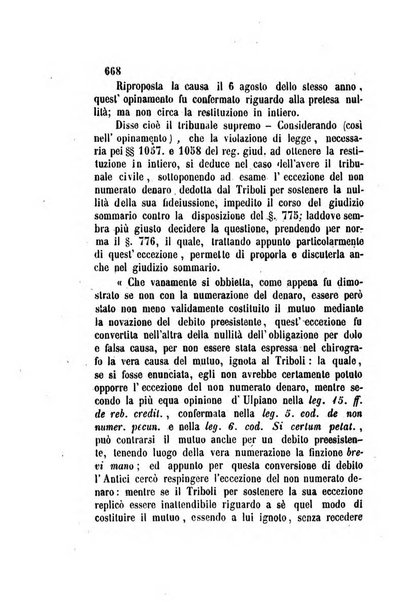 Giornale del Foro in cui si raccolgono le più importanti regiudicate dei supremi tribunali di Roma e dello Stato pontificio in materia civile