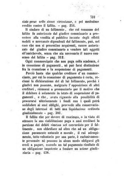 Giornale del Foro in cui si raccolgono le più importanti regiudicate dei supremi tribunali di Roma e dello Stato pontificio in materia civile