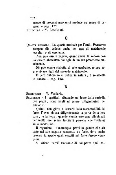 Giornale del Foro in cui si raccolgono le più importanti regiudicate dei supremi tribunali di Roma e dello Stato pontificio in materia civile