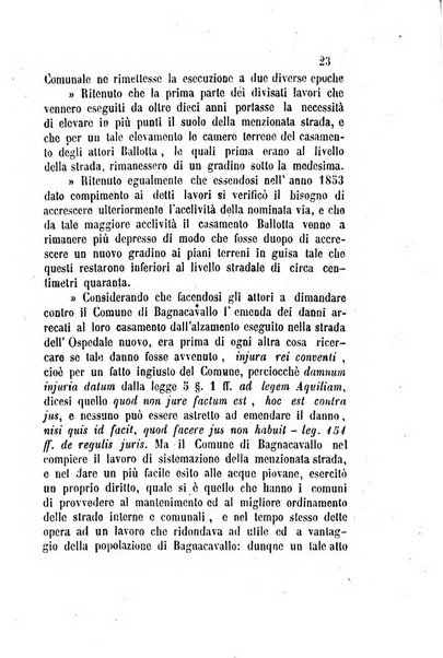 Giornale del Foro in cui si raccolgono le più importanti regiudicate dei supremi tribunali di Roma e dello Stato pontificio in materia civile