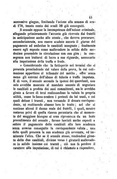 Giornale del Foro in cui si raccolgono le più importanti regiudicate dei supremi tribunali di Roma e dello Stato pontificio in materia civile