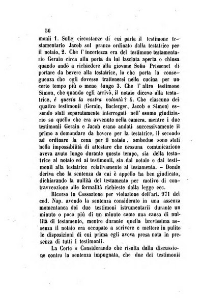 Giornale del Foro in cui si raccolgono le più importanti regiudicate dei supremi tribunali di Roma e dello Stato pontificio in materia civile