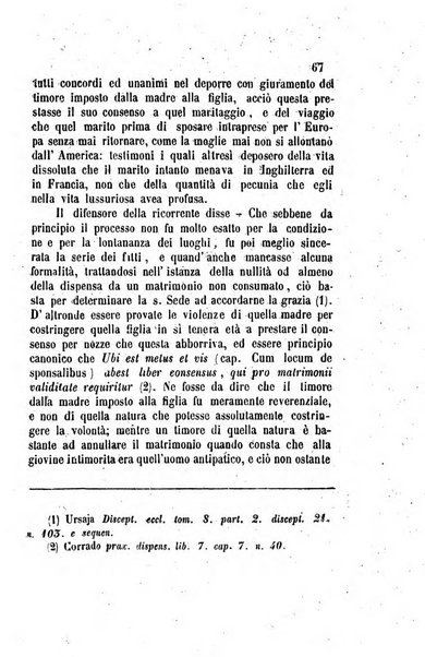 Giornale del Foro in cui si raccolgono le più importanti regiudicate dei supremi tribunali di Roma e dello Stato pontificio in materia civile