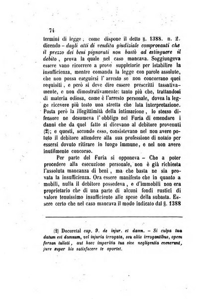 Giornale del Foro in cui si raccolgono le più importanti regiudicate dei supremi tribunali di Roma e dello Stato pontificio in materia civile