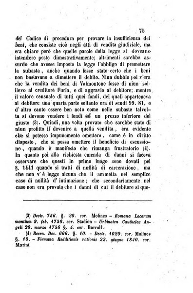 Giornale del Foro in cui si raccolgono le più importanti regiudicate dei supremi tribunali di Roma e dello Stato pontificio in materia civile