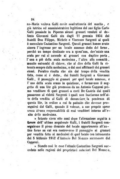 Giornale del Foro in cui si raccolgono le più importanti regiudicate dei supremi tribunali di Roma e dello Stato pontificio in materia civile