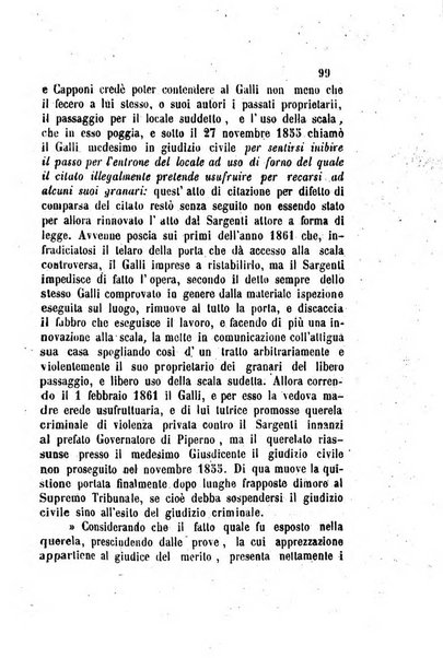 Giornale del Foro in cui si raccolgono le più importanti regiudicate dei supremi tribunali di Roma e dello Stato pontificio in materia civile