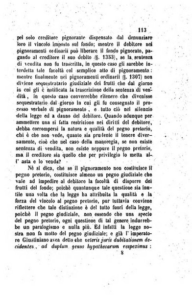 Giornale del Foro in cui si raccolgono le più importanti regiudicate dei supremi tribunali di Roma e dello Stato pontificio in materia civile