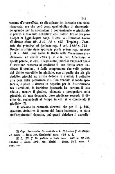 Giornale del Foro in cui si raccolgono le più importanti regiudicate dei supremi tribunali di Roma e dello Stato pontificio in materia civile