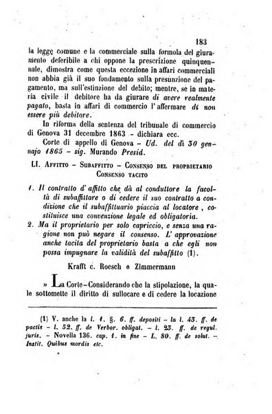 Giornale del Foro in cui si raccolgono le più importanti regiudicate dei supremi tribunali di Roma e dello Stato pontificio in materia civile