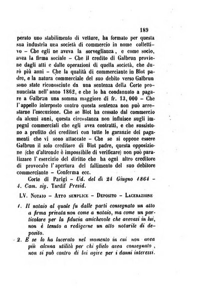 Giornale del Foro in cui si raccolgono le più importanti regiudicate dei supremi tribunali di Roma e dello Stato pontificio in materia civile