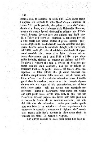 Giornale del Foro in cui si raccolgono le più importanti regiudicate dei supremi tribunali di Roma e dello Stato pontificio in materia civile