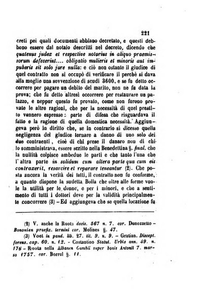 Giornale del Foro in cui si raccolgono le più importanti regiudicate dei supremi tribunali di Roma e dello Stato pontificio in materia civile