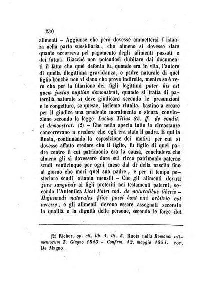 Giornale del Foro in cui si raccolgono le più importanti regiudicate dei supremi tribunali di Roma e dello Stato pontificio in materia civile