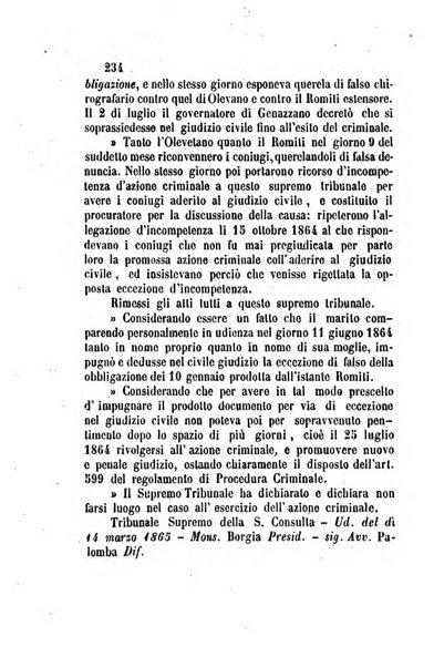 Giornale del Foro in cui si raccolgono le più importanti regiudicate dei supremi tribunali di Roma e dello Stato pontificio in materia civile