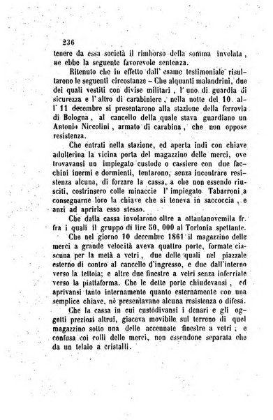 Giornale del Foro in cui si raccolgono le più importanti regiudicate dei supremi tribunali di Roma e dello Stato pontificio in materia civile