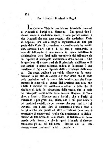 Giornale del Foro in cui si raccolgono le più importanti regiudicate dei supremi tribunali di Roma e dello Stato pontificio in materia civile