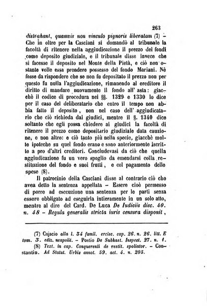 Giornale del Foro in cui si raccolgono le più importanti regiudicate dei supremi tribunali di Roma e dello Stato pontificio in materia civile