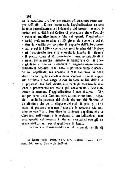 Giornale del Foro in cui si raccolgono le più importanti regiudicate dei supremi tribunali di Roma e dello Stato pontificio in materia civile