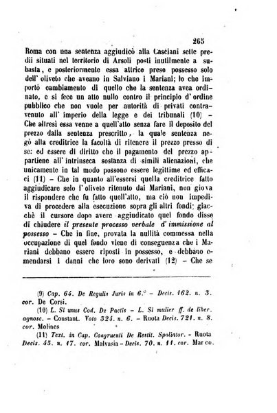 Giornale del Foro in cui si raccolgono le più importanti regiudicate dei supremi tribunali di Roma e dello Stato pontificio in materia civile