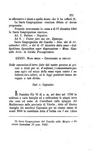 Giornale del Foro in cui si raccolgono le più importanti regiudicate dei supremi tribunali di Roma e dello Stato pontificio in materia civile