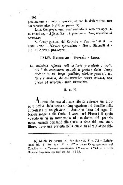 Giornale del Foro in cui si raccolgono le più importanti regiudicate dei supremi tribunali di Roma e dello Stato pontificio in materia civile