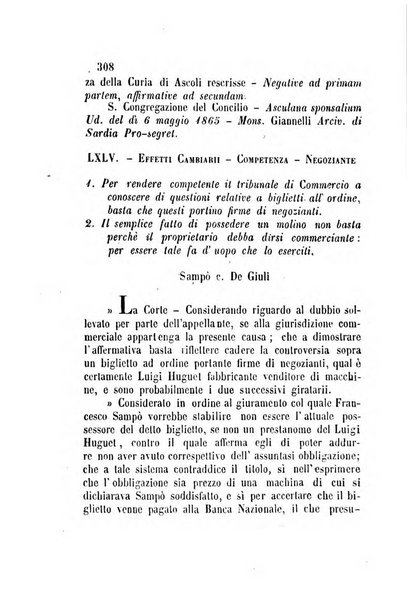 Giornale del Foro in cui si raccolgono le più importanti regiudicate dei supremi tribunali di Roma e dello Stato pontificio in materia civile