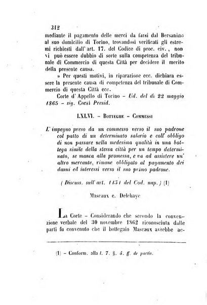 Giornale del Foro in cui si raccolgono le più importanti regiudicate dei supremi tribunali di Roma e dello Stato pontificio in materia civile