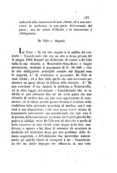 Giornale del Foro in cui si raccolgono le più importanti regiudicate dei supremi tribunali di Roma e dello Stato pontificio in materia civile