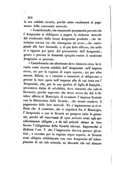 Giornale del Foro in cui si raccolgono le più importanti regiudicate dei supremi tribunali di Roma e dello Stato pontificio in materia civile