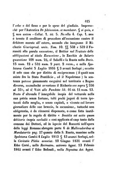 Giornale del Foro in cui si raccolgono le più importanti regiudicate dei supremi tribunali di Roma e dello Stato pontificio in materia civile