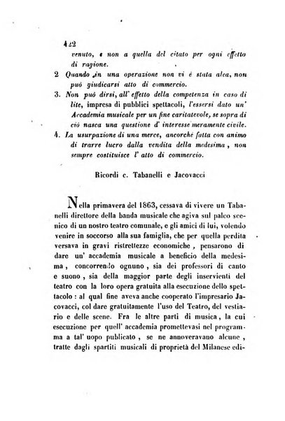 Giornale del Foro in cui si raccolgono le più importanti regiudicate dei supremi tribunali di Roma e dello Stato pontificio in materia civile