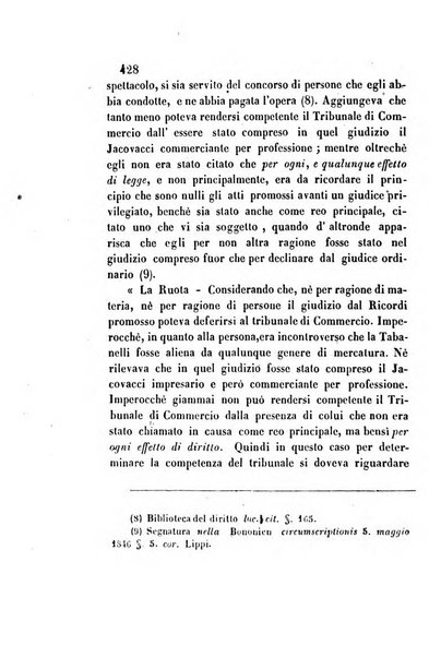 Giornale del Foro in cui si raccolgono le più importanti regiudicate dei supremi tribunali di Roma e dello Stato pontificio in materia civile