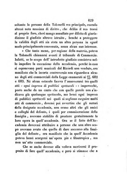 Giornale del Foro in cui si raccolgono le più importanti regiudicate dei supremi tribunali di Roma e dello Stato pontificio in materia civile