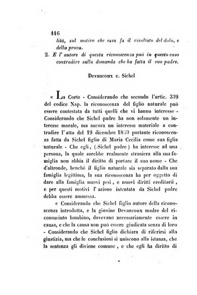 Giornale del Foro in cui si raccolgono le più importanti regiudicate dei supremi tribunali di Roma e dello Stato pontificio in materia civile