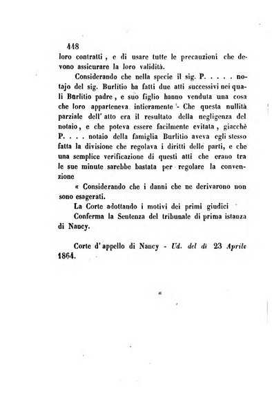 Giornale del Foro in cui si raccolgono le più importanti regiudicate dei supremi tribunali di Roma e dello Stato pontificio in materia civile