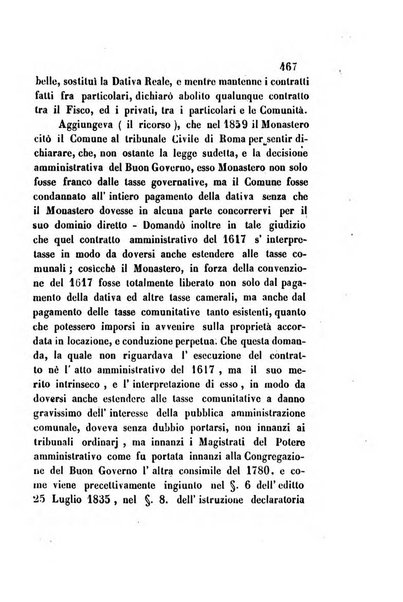 Giornale del Foro in cui si raccolgono le più importanti regiudicate dei supremi tribunali di Roma e dello Stato pontificio in materia civile