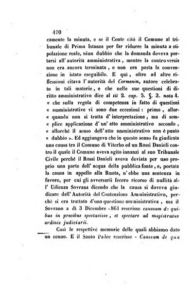 Giornale del Foro in cui si raccolgono le più importanti regiudicate dei supremi tribunali di Roma e dello Stato pontificio in materia civile